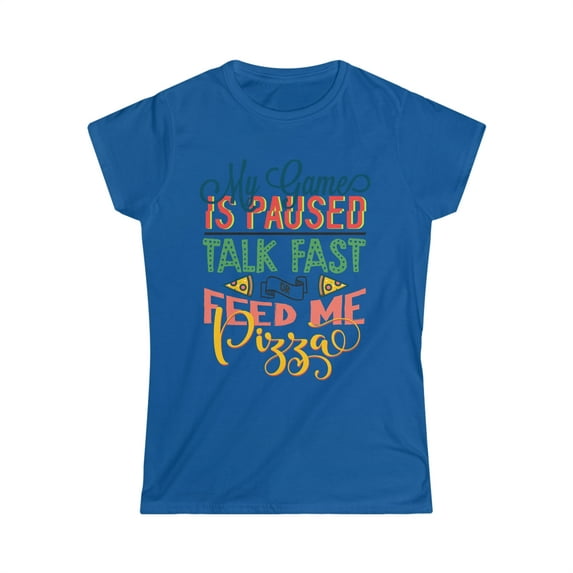My Games paused Talk Fast Feed Me pizza