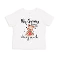 thumbnail image 1 of My Gammy Loves Me Beary Much Toddler T-Shirt 3T White, 1 of 3