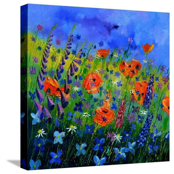 My Garden 88512, Botanical Stretched Canvas Wall Art by Pol Ledent Sold by ArtCom