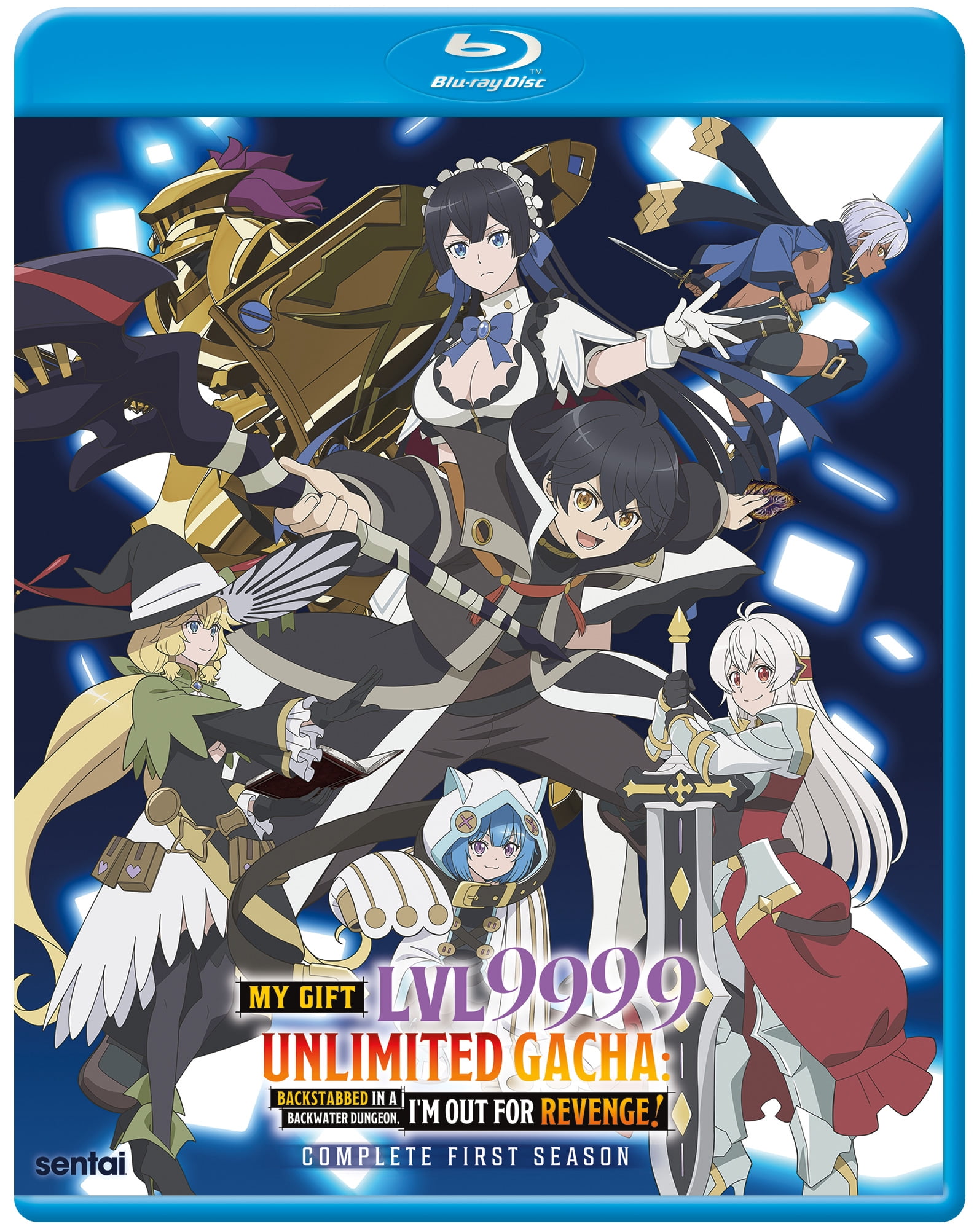 My Gift Lvl 9999 Unlimited Gacha: Backstabbed In A Backwater Dungeon, I'm Out For Revenge! Season 1 Collection (Blu-ray), Anime, AMC