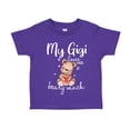 thumbnail image 1 of My Gigi Loves Me Beary Much Toddler T-Shirt 5/6T Purple, 1 of 3