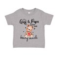 thumbnail image 1 of My Gigi and Papa Love Me Beary Much Toddler T-Shirt 2T Athletic Heather, 1 of 3