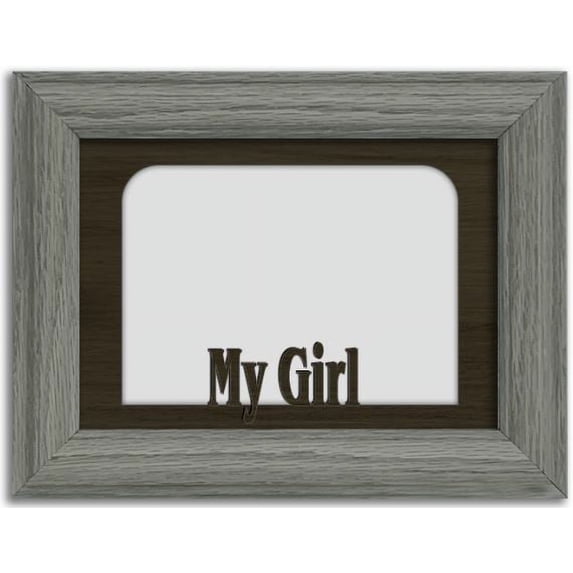 My Girl Tabletop Picture Frame - Holds 4x6 Photo - Multiple Color Options