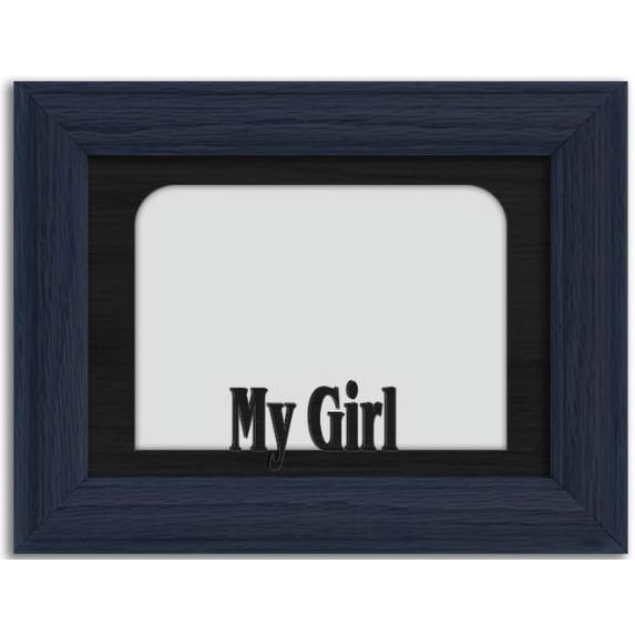 My Girl Tabletop Picture Frame - Holds 4x6 Photo - Multiple Color Options