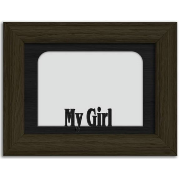 My Girl Tabletop Picture Frame - Holds 4x6 Photo - Multiple Color Options