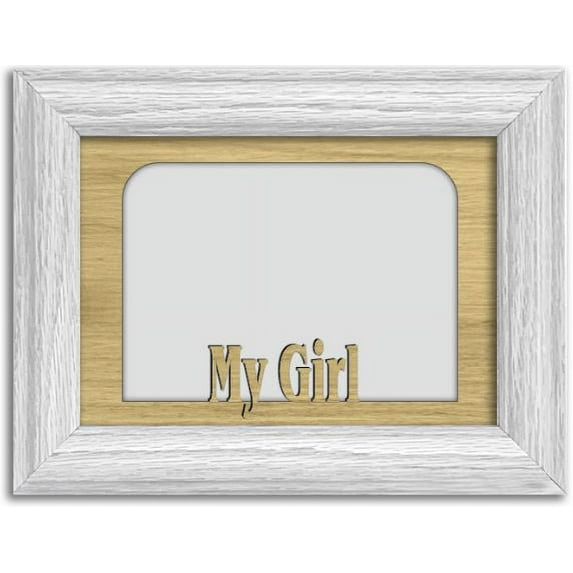 My Girl Tabletop Picture Frame - Holds 4x6 Photo - Multiple Color Options