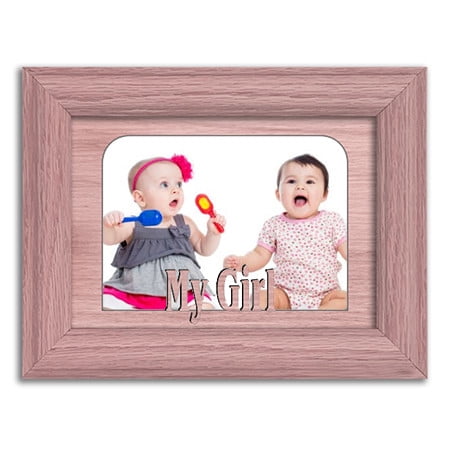 My Girl Tabletop Picture Frame - Holds 4x6 Photo - Multiple Color Options