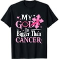 thumbnail image 1 of My God Is Bigger Than Cancer Breast Cancer Awareness Jesus T-Shirt, 1 of 3