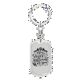 thumbnail image 1 of My Grace Is Sufficient Stainless Steel or 18k Gold Premium Swivel Dog Tag Keychain, 1 of 9