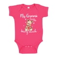 thumbnail image 1 of My Grammie Loves Me Beary Much Baby Bodysuit One Piece 24 mo Cyber Pink, 1 of 3