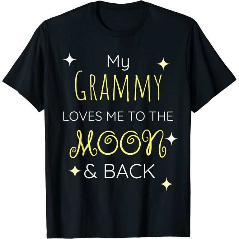 This Grammy Is Loved To The Moon And Back Tshirt This Grammy Is Loved To The Moon And Back Tshirt