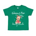 thumbnail image 1 of My Grammy and Papa Love Me Beary Much Toddler T-Shirt 2T Kelly Green, 1 of 3