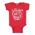 thumbnail image 1 of My Grandma Will Cut You Baby Bodysuit One Piece 24 mo Red, 1 of 3