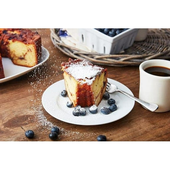 My Grandma's Blueberry Coffee Cake (Pack of 2) - Moist and Flavorful Coffee Cake - Maple Sweetened Cake for Special Occasions