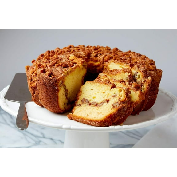 My Grandma's Cinnamon Walnut Coffee Cake Large - 3.1lb, Cinnamon Streusel & Chopped Walnuts Toppings