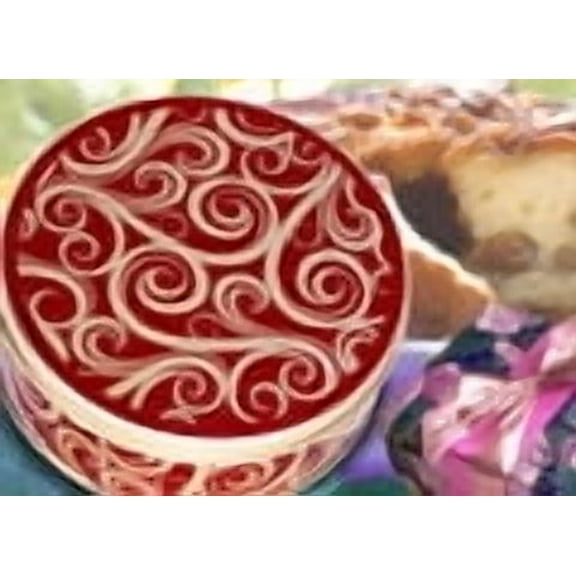 CoffeeCakes Cape Cod Cranberry Walnut Cake in Golden Swirl Gift Tin Maple Syrup Dessert, Kosher Certified, Holiday Gift, 8in or 10in