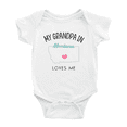 thumbnail image 1 of My Grandpa In Montana Loves Me Baby Clothing For Boy Girl Bodysuits 3-6 Months, 1 of 5