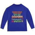 thumbnail image 1 of My Grandpa Kicks Butt Toddler Long Sleeve T Shirt Royal 4T, 1 of 1