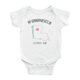 thumbnail image 1 of My Grandparents In Louisiana Loves Me Baby Bodysuits Unisex 6-12 Months, 1 of 5