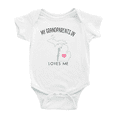 thumbnail image 1 of My Grandparents In Michigan Loves Me Baby Bodysuits Unisex 6-12 Months, 1 of 5