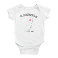 thumbnail image 1 of My Grandparents In New Jersey Loves Me Baby Bodysuits Unisex 3-6 Months, 1 of 5