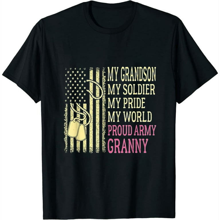 Pride U.S. Army - Proud Navy Grandma Heart T-Shirt Pride U.S. Army - Proud Navy Grandma Heart T-Shirt