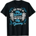 thumbnail image 1 of My Granny Lives In Heaven Memorial Blue Angel T-Shirt, 1 of 3