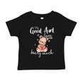 thumbnail image 1 of My Great Aunt Loves Me Beary Much Toddler T-Shirt 5/6T Black, 1 of 3
