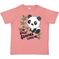 thumbnail image 1 of My Great Grandma Loves Me- Cute Panda Toddler T-Shirt Family Kid Child TODDLER SHORT SLEEVE TEE BELLA CANVAS 3001T, 1 of 3