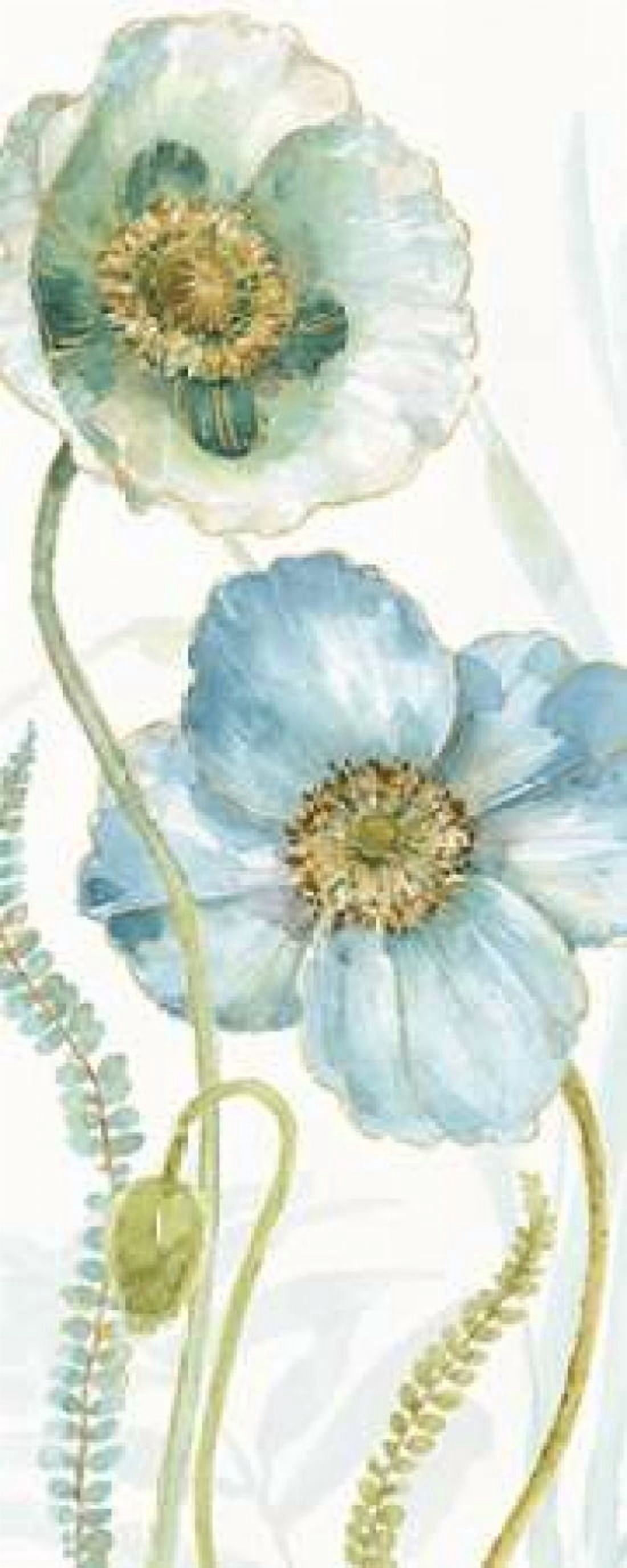 My Greenhouse Flowers IX Canvas Art - Audit Lisa (24 x 48)