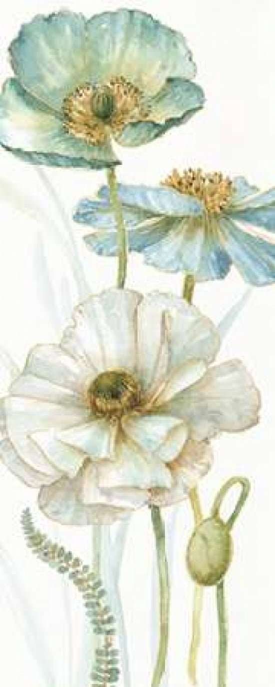 My Greenhouse Flowers VIII Canvas Art - Audit Lisa (24 x 48)