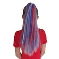 thumbnail image 1 of My Hair Popz Colorful Clip-in Hair Extensions for Kids - Rainbow Unicorn Hair Accessories for Girls, 1 of 6