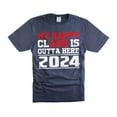 thumbnail image 1 of My Happy Class Is Outta Here Shirt Funny Graduation Shirts Graduation 2024 T-Shirts Funny Unisex Tee (Large Navy Blue), 1 of 6