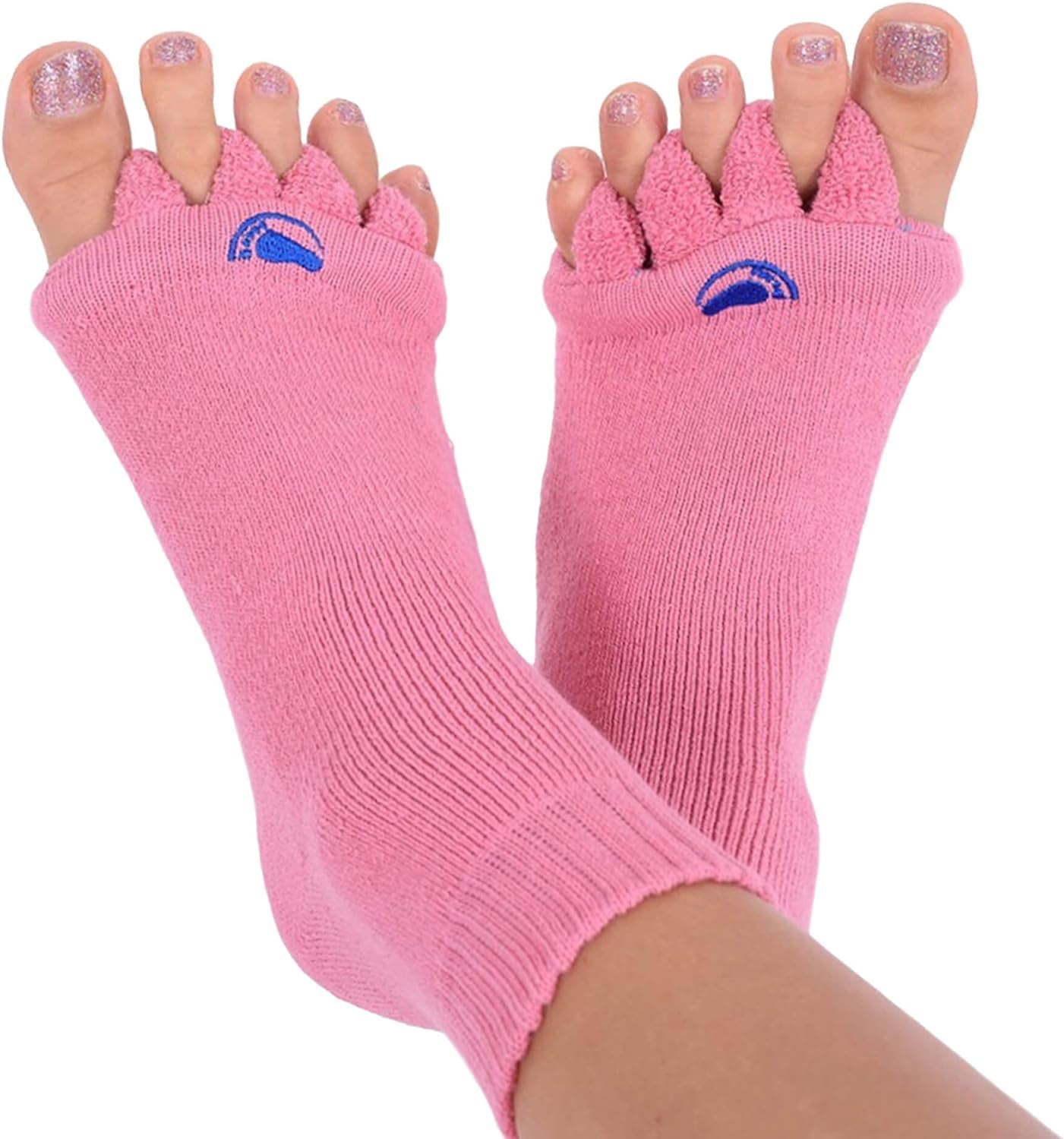 My Happy Feet Foot Alignment Socks with Toe Separators for Men or Women ...