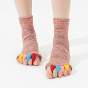Foot Alignment Socks with Toe Separators for Men or Women