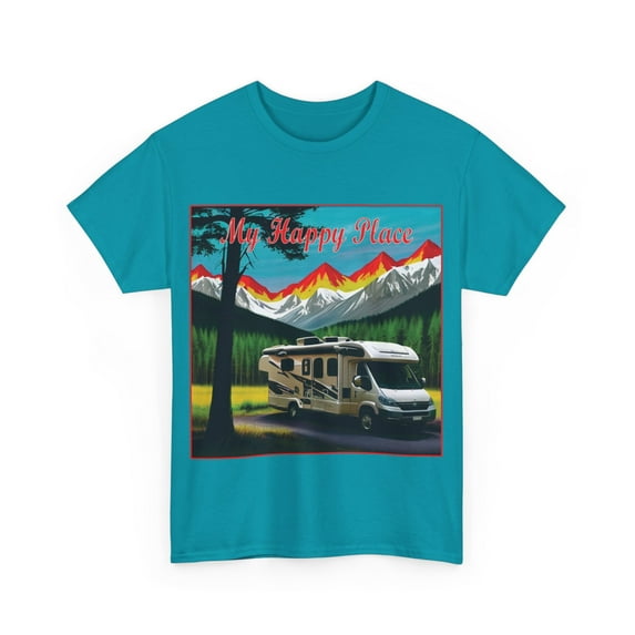 My Happy Place RV Heavy Cotton T-Shirt