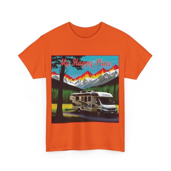 My Happy Place RV Heavy Cotton T-Shirt