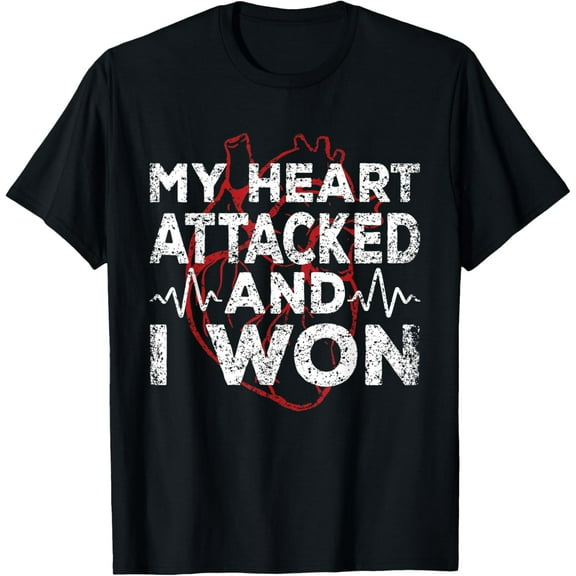 My Heart Attacked And I Won Heart Attack Cardiac Bypass T-Shirt