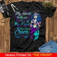thumbnail image 1 of My Heart Believes In My Eyes Have Never Seen Mermaid Princess Tee Shirt Mermaid T-Shirt, Little Mermaid Shirt, Birthday Mermaid Lovers Shirt, 1 of 2