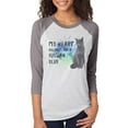 thumbnail image 1 of My Heart Belongs Russian Blue Cat Unisex Raglan T Shirt Premium Heather-Heather White X-LG, 1 of 1
