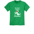 thumbnail image 1 of My Heart Belongs To Mommy Shirt Cute T-Rex Love Mothers Day Kids T-Shirt 2T Green, 1 of 7