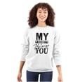 thumbnail image 1 of My Heart Belongs You Romantic Love Women Crewneck Sweatshirt Brisco Brands S, 1 of 6
