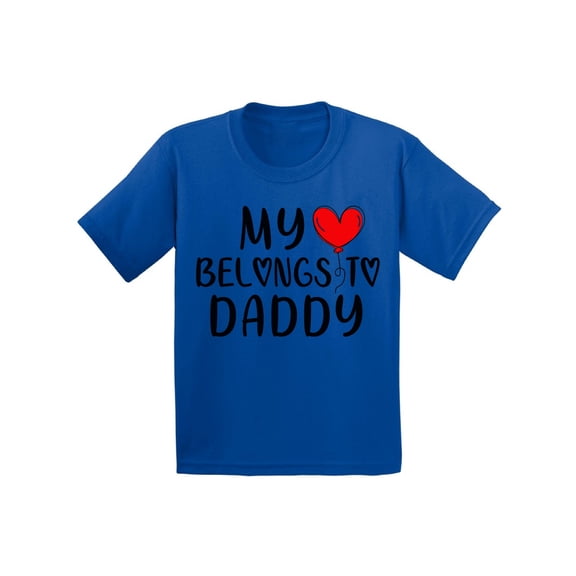 My Heart Belongs to Daddy Shirt for Kids Happy Valentines Day Girl Clothes 2 3 Years Old Toddlers Outfits Boys 4t