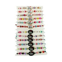 My Heart Belongs to Jesus Bracelet – Adjustable Christian Faith Jewelry Gift for Women and Men - 6Pcs