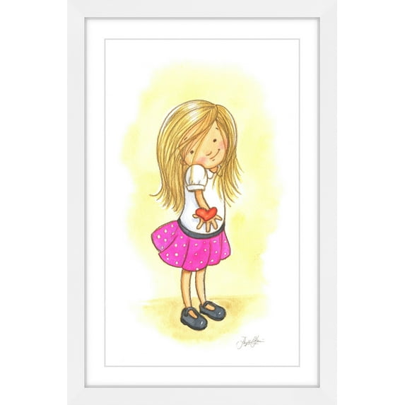 "My Heart" Framed Painting Print