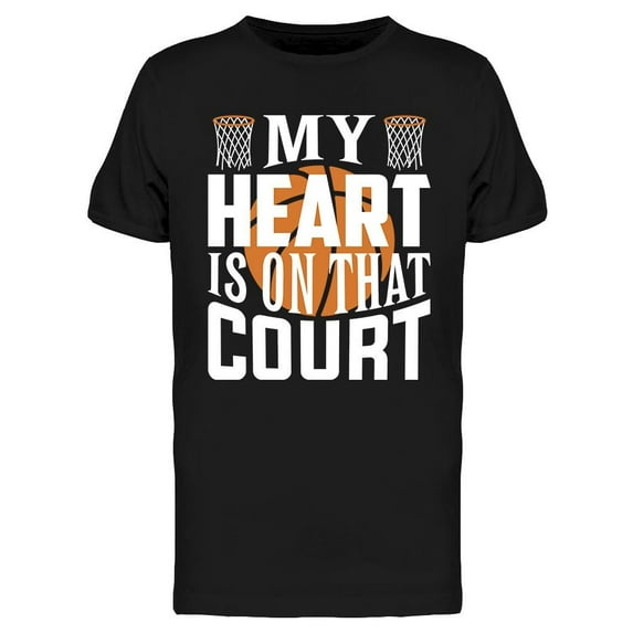 My Heart Is There T-Shirt Men -Image by Shutterstock, Male Medium