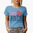 thumbnail image 1 of My Heart Is on That Field, Baseball Art Merch Gift, Baby Blue T-Shirt, Medium, 1 of 5