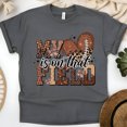 thumbnail image 1 of My Heart Is on That Field Shirt | Football Mom Game Day Graphic Tee, Dark Heather, Size L, 1 of 6