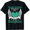 thumbnail image 1 of My Heart Was Not In Loving Memory Missing Daughter In Heaven T-Shirt, 1 of 4
