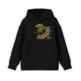 thumbnail image 1 of My Hero Academia All Might Screenshot Youth Black Sweatshirt-Medium, 1 of 3